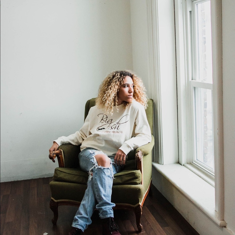 BigFish Leather Products Crewneck